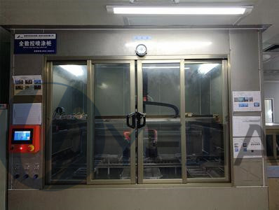 db视讯光电10万级喷涂车间展示